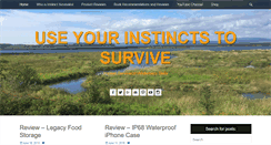 Desktop Screenshot of instinctsurvivalist.com